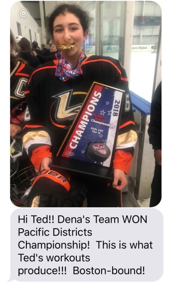 Los Angeles Youth Hockey Athlete